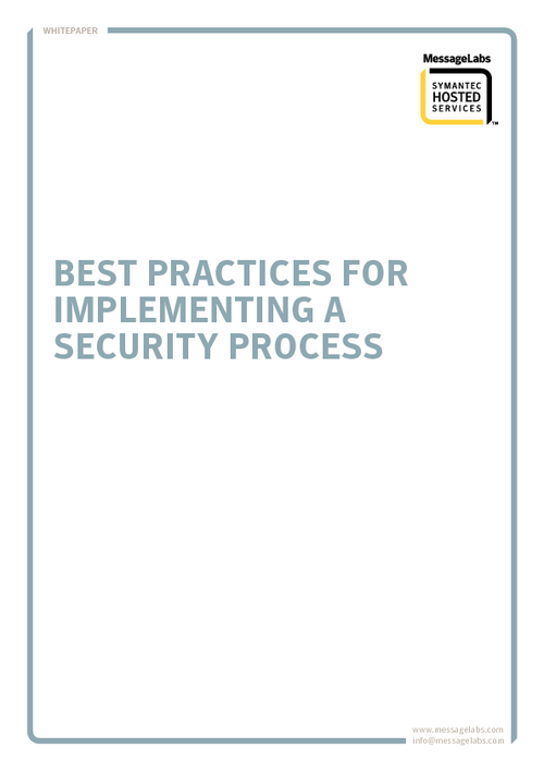 Best Practices for Implementing a Security Process