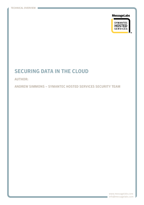 Securing Data in the Cloud