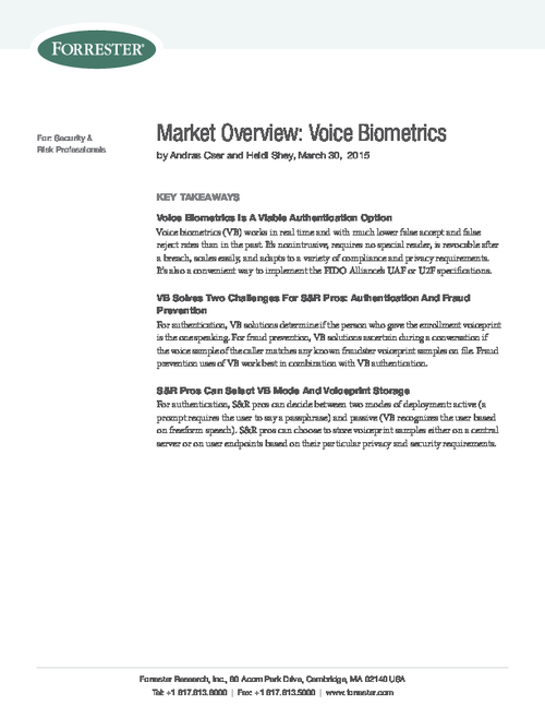 Use Voiceprint Biometrics To Eliminate Fraud Without Diminishing Customer Experience